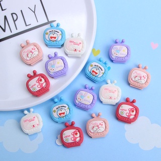 ✨ไง น่ารัก✨การ์ตูน ขนาดเล็ก ทีวี สร้างสรรค์ สไตล์ใหม่ DIY อุปกรณ์เรซิน กาวครีม เคสโทรศัพท์ วัสดุผ้าโพกศีรษะ กิ๊บติดผม DIY วัสดุ แพ็กเกจ