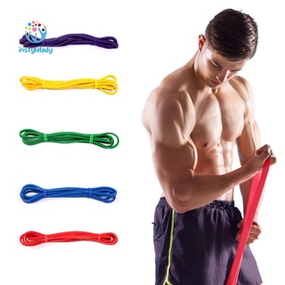 ☀In Elastic Resistance Band Circle Gym Home Fitness Strength Training Exercise Tool