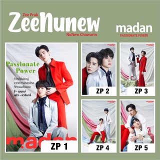 โปสเตอร์ THAILAND ZEENUNEW ZEE PRUK NUNEW CHAWARIN X MADAN PASSIONATE POWER