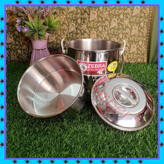 ชื่อ  : ZEBRA POT STAINLESS STEEL 16 CM. STAINLESS STEEL HANDLE POT หม้อหูหิ้วสแตนเลส หม้อหิ้ว หม้อไปวัด หม้อใส่แกง หม้อ