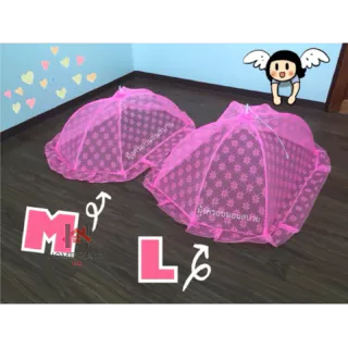 มุ้งครอบเด็ก เกรดพรีเมี่ยม👍มุ้งครอบ ลายการ์ตูนใช้กันยุงและแมลงต่าง ๆ🐬 พับเก็บง่าย hs99