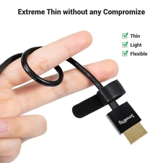 🔥ส่งไวจากไทย🔥Smallrig อัลตร้าสลิม 4K Hdmi สายเคเบิ้ล (D ถึง A) 55 ซม -3043