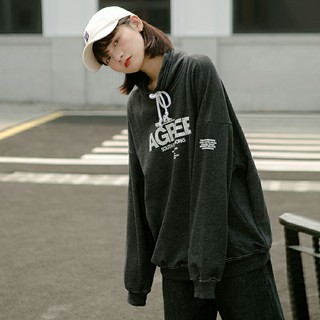 เสื้อกันหนาวผ้านิ่ม สเวตเตอร์คอตั้ง ทรงโอเวอร์ไซส์ oversize DY-H21