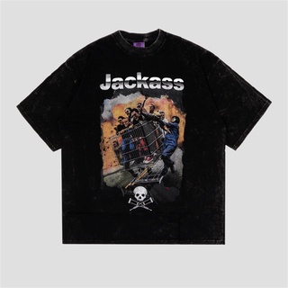 เสื้อยืด ขนาดใหญ่ พิมพ์ลาย Jackass