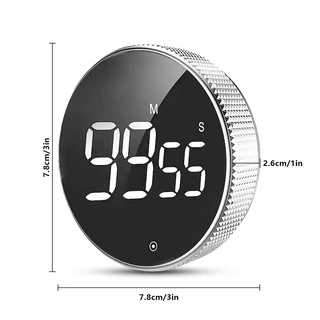 【KC】Digital Kitchen Timer นาฬิกาจับเวลาดิจิตอล Led นาฬิกาจับเวลาทำอาหาร เสียงดังฟังชัด
