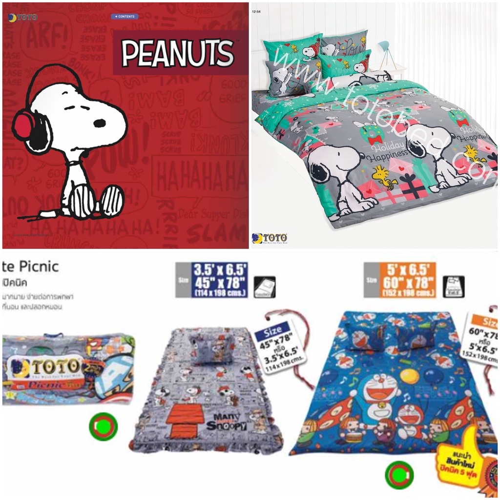 ที่นอนปิคนิค ลาย Snoopy/TOTO JUN.2025