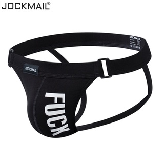 Jockmail กางเกงชั้นใน ผ้าฝ้าย เอวต่ํา พิมพ์ลายตัวอักษร สีพื้น เซ็กซี่ ยกสะโพก อินเทรนด์ สําหรับผู้หญิง