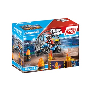 Playmobil 70820 Starter Pack Stuntshow Quad with fire ramp สตาร์ทเตอร์ แพ็ค รถควอดสตั้นโชว์พร้อมทางลาดไฟ