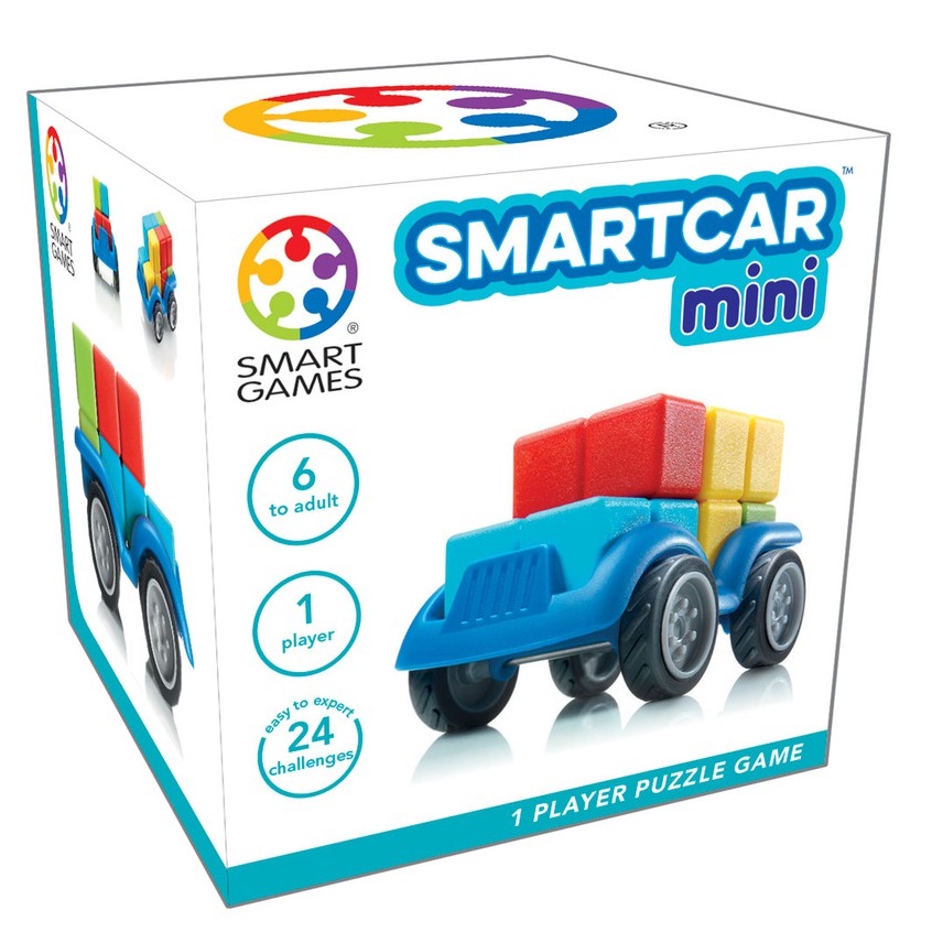 SMART GAMES, SmartCar Mini ของเล่นฝึกสมอง เสริมเชาว์ สำหรับเด็ก 6 ปีขึ้นไป ลิขสิทธิ์แท้ จากเบลเยียม ตัวแทนจำหน่ายในไทย