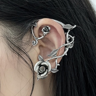 🔥Sale🔥ต่างหูรูปเถาวัลย์ดอกกุหลาบ Rose Gothic Earring พร้อมส่ง 1 ชิ้น