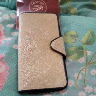 crocodile card holder กระเป๋าใส่บัตรหนังจระเข้ stingray purse