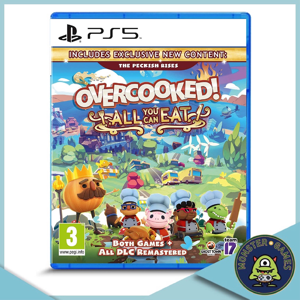 Overcooked All You Can Eat Ps5 Game แผ่นแท้มือ1!!!!! (Overcooked Ps5)(Overcook Ps5)