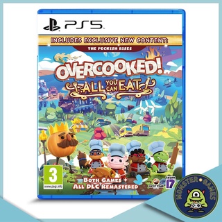 Overcooked All You Can Eat Ps5 Game แผ่นแท้มือ1!!!!! (Overcook All You Can Eat Ps5)(Overcooked Ps5)(Overcook Ps5)