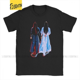 เสื้อยืดผ้าฝ้ายพิมพ์ลายคลาสสิก เสื้อยืดแขนสั้น ผ้าฝ้าย พิมพ์ลาย The Untamed WangXian Holding Hands สําหรับผู้ชาย