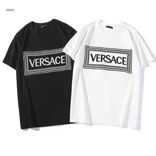 ถูกสุดๆเสื้อยืดแฟชั่น Unisex ผ้าฝ้ายปักลาย VCรหัสเต็ม