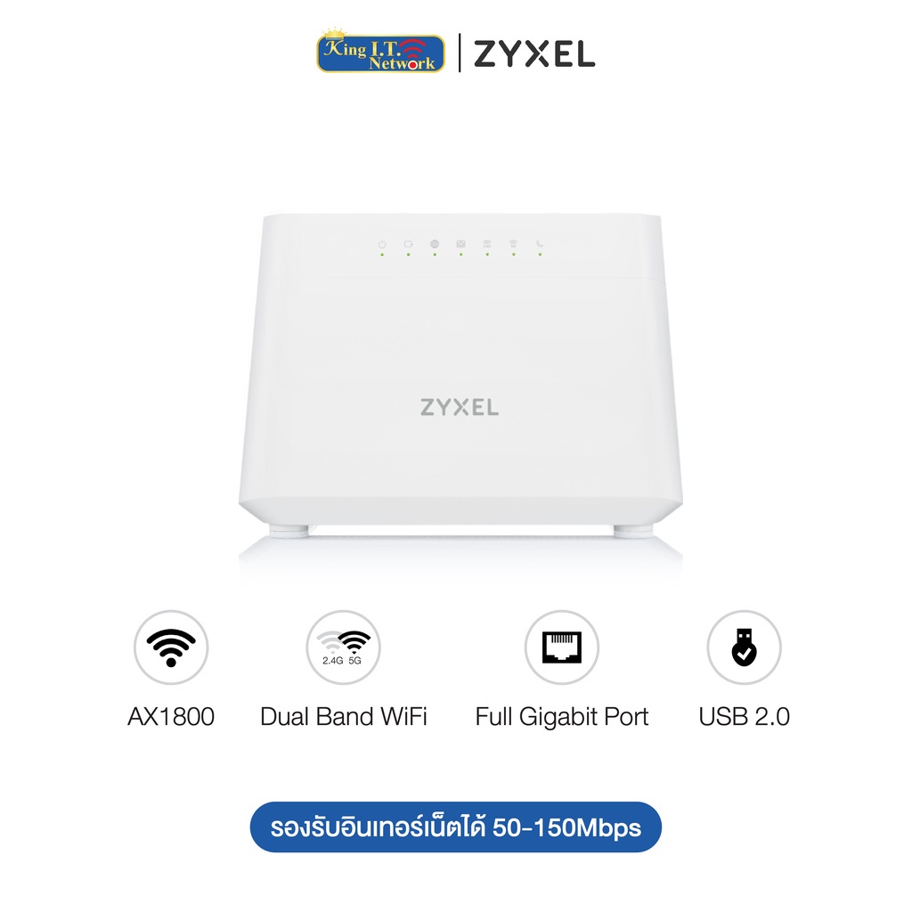 Zyxel (EX3300-T0) Dual-Band Wireless AX1800 Gigabit Ethernet - o6a2s ...
