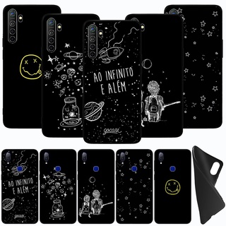 เคสโทรศัพท์ซิลิโคนลายการ์ตูนสีดําสําหรับ Vivo Y19 Y17 Y15 Y12 Y11 Y53 Y55 Y69 Y71 Y81 Y91 Y93 Y95 Y88S Y91C Y55S