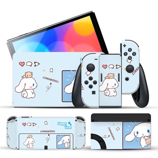 สติกเกอร์ฟิล์มป้องกันผิว ลายเซเลอร์มูน SpongeBob Switch น่ารัก สําหรับ Nintendo Switch OLED