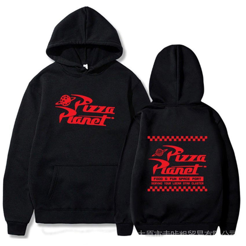 Pizza Planet การ์ตูน Hoodies Boy Hoodie สําหรับ Local Star Cluster Moletom Masculino Letter เสื้อ