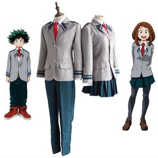 ชุดยูนิฟอร์มคอสเพลย์ My Hero Academia AsuiTsuyu Yaoyorozu Momo Midoriya Izuku Bakugou Katsuki Ochaco Uraraka