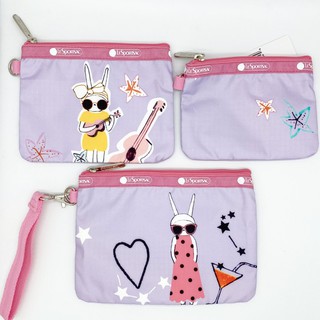 กระเป๋าถือคล้องมือ แยกใช้ได้ Feifei Rabbit Wrist Bag Printed