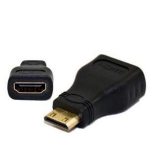 HDMI Female to Mini HDMI Male F/M Adapter 1080P(สีดำ)