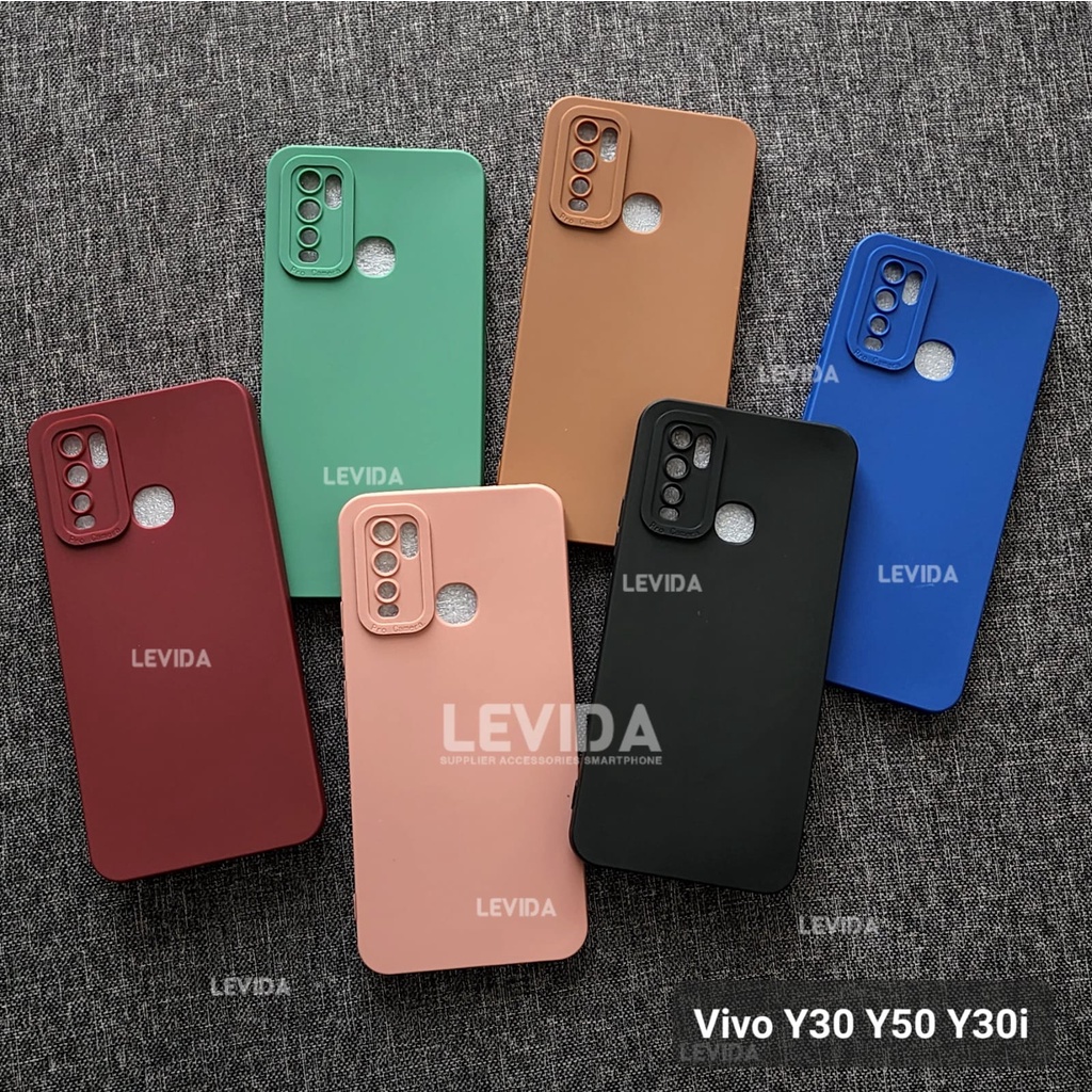 Vivo Y50 Y30 Y30I Vivo Y51 Y51A Vivo Y53S Vivo Y55 2017 Vivo Y55 4G กรณี Pro กล้อง Macaron สีกรณี Vi