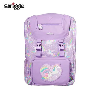 SMIGGLE กระเป๋าเป้สะพายหลัง ลายยูนิคอร์น สําหรับเด็กประถม