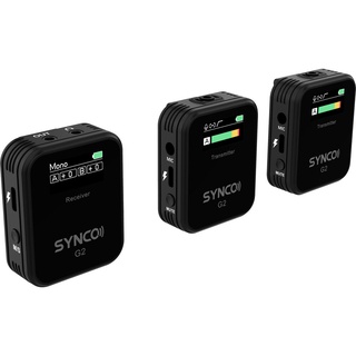 Synco WAir-G2-A2 *ของแท้รับประกันศูนย์* ไมค์ไร้สายหนีบปกเสื้อ 2.4GHz, 1 ตัวรับ/ 2 ตัวส่ง, สำหรับกล้อง Mirrorless/ DSLR