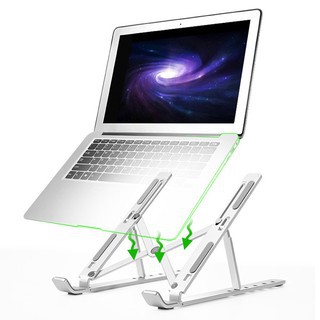 💗เตรียมจัดส่ง💗Laptop stand ที่วางโน๊ตบุ๊คขาตั้งแล็ปท็อปพับได้กันลื่นสําหรับ  เหมาะสำหรับแล็ปท็อปขนาด 15.5 นิ้ว