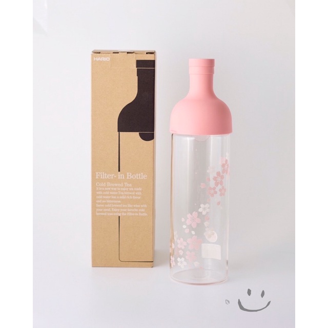 ขวดHario sakura bottle limited edition ขวดชา ขวดน้ำhario filter in tea bottle ขวดcold brew