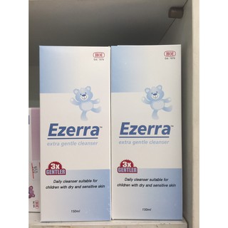 Ezerra Extra Gentle Cleanser อีเซอร์ร่า สบู่เหลวล้างหน้า สูตรอ่อนโยน ขนาด 150 มล.+