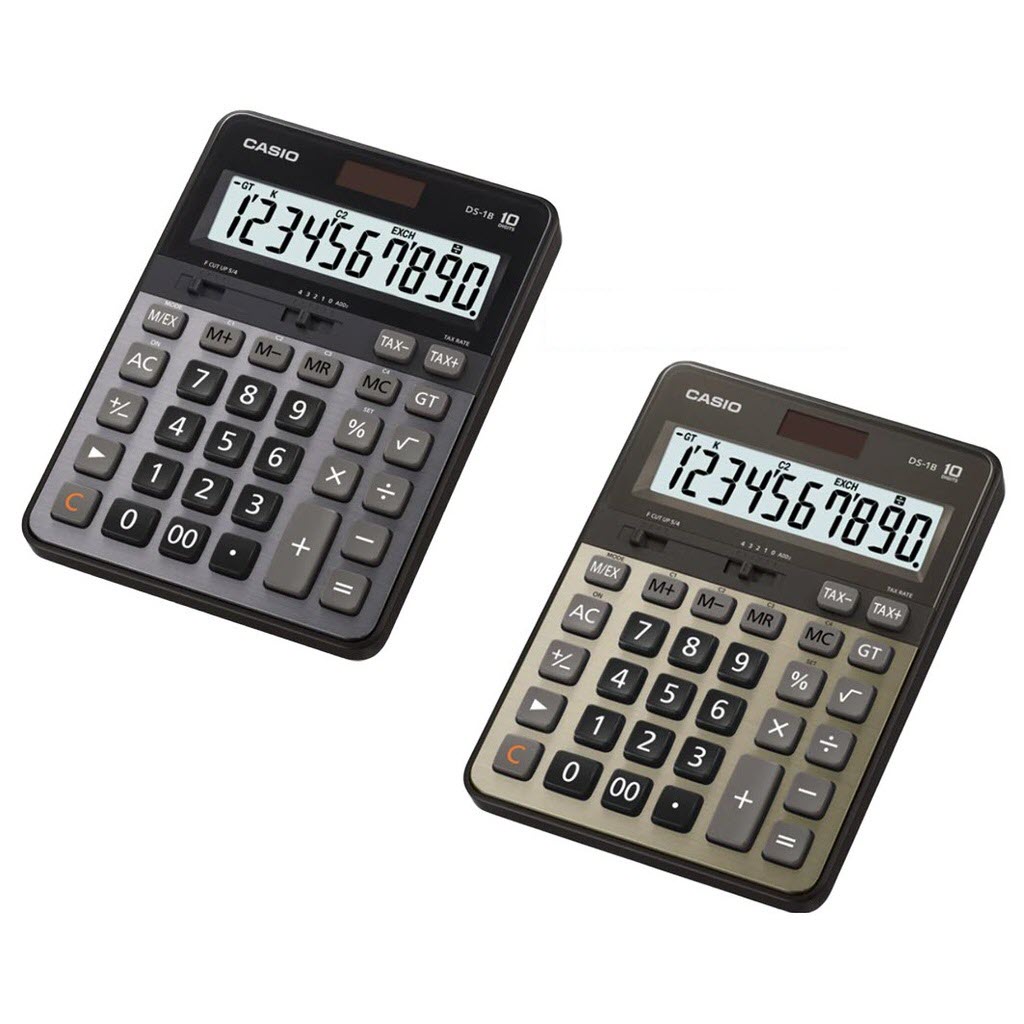 DS-1B-GD สีทอง เครื่องคิดเลข Casio 10 หลัก ของแท้ ของใหม่ ประกันศูนย์ - รูปที่ 3