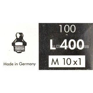 หัวอัดจารบี งานเยอรมันแท้ ขนาด M6 - M12 (แพ็คละ 2 ตัว) เหล็กชุบแบบตรง แบบงอ 45° งอ 90° Steel Grease Nipple Germany