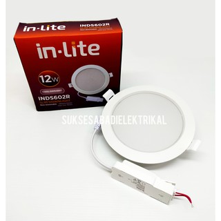 แผงไฟ Led พร้อมรับประกัน INLITE INDS 602 12w