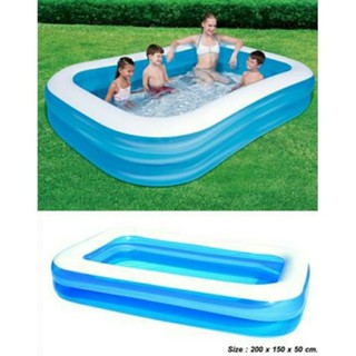 สระน้ำเป่าลม Inflatable Poolขนาด 200×150×50cm.