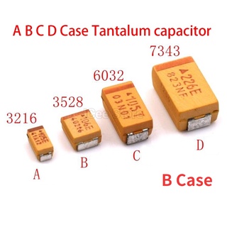 ตัวเก็บประจุแทนทาลัม 3528 1UF 2.2UF 4.7UF 10UF 22UF 47UF 100UF 10V 16V 25V 35V 10 ชิ้น