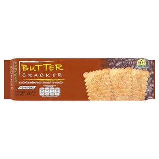 ✨นาทีทอง✨ ดอกบัว ขนมปังบัตเตอร์อบกรอบ รสกาแฟ 70กรัม Dorkbua Brand Coffee Butter Cracker with Coffee Flavoured 70g