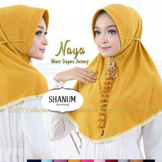 ฮิญาบ naya \ naya lace \ ชื่นชมสายรัดหลัง