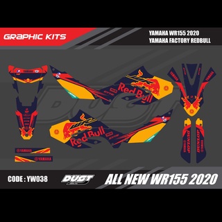 สติ๊กเกอร์วิบาก YAMAHA WR155R 2020 ทั้งคัน Graphic kit สติ๊กเกอร์เคลือบเงา สุดคุ้ม