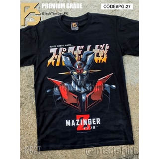 เสื้อยืดผ้าฝ้ายพิมพ์ลายคลาสสิก4JSe PG 27 MAZINGER SUPER ROBOT WARS T-shirt เสื้อยืด movie สกรีนแน่น ผ้าหนานุ่ม ไม่หดไม่ย