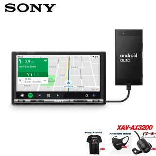 SONY XAV-AX3200 NEW MODEL2021 กำลังขยายเสียง 55W x 4 ch. ช่องUSB เล่นไฟล์เพลง MP3 / WMA / AAC / FLAC