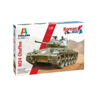 พลาสติก โมเดล ประกอบ ITALERI สเกล 1/35 M24 Chaffee Korean War (6587)