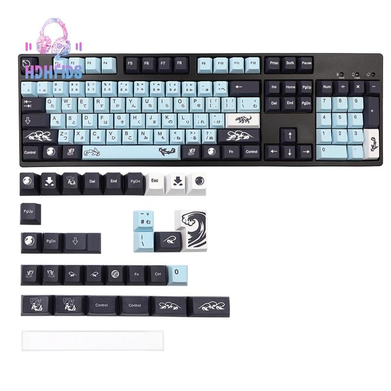 US Mizu Keycap Cherry Profile PBT Keycaps for 61/64/68/71/75/84/980/104 Mechanical Keyboard Corsair K65 K70 G710+ #7