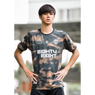 ขายส่งแพค 10 ตัว เสื้อกีฬาคอกลม เสื้อฟุตบอลคอกลม EightyEight TIE DYE