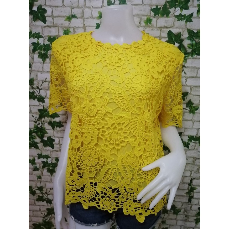 เสื้อลูกไม้ เสื้อผ้าผู้หญิง เสื้อผ้าสาวอวบ รุ่น8115 106 4605
