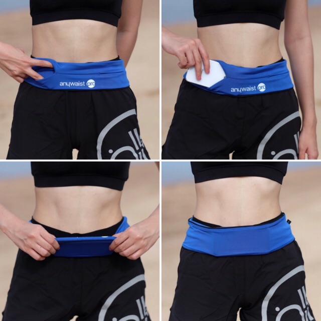 [ฟรีผ้าคาดหัว] ANYHEAD anywaist pro กระเป๋าคาดเอวนักวิ่ง ใส่โทรศัพท์เครื่องใหญ่ ใส่ของได้จุใจ