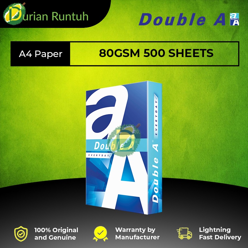 DOUBLE A PAPER A4 80GSM A4 70GSM DOUBLE A PAPER