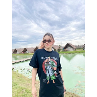 เสื้อยืดผ้าฝ้ายพิมพ์ลายขายดี RORONOA ZORO / ONE PIECE - UNISEX