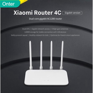 🍃พร้อมส่งค่ะ🍃Xiaomi Mi Router 4C อินเตอร์เน็ตไร้สาย 4C Mi Wifi Router 4c Smart App ตัวควบคุมเราน์เตอร์